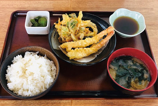 海老天ぷら定食