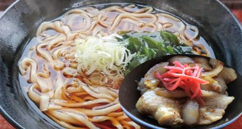 かけうどん　＋　ミニ焼肉丼　（冷／温）