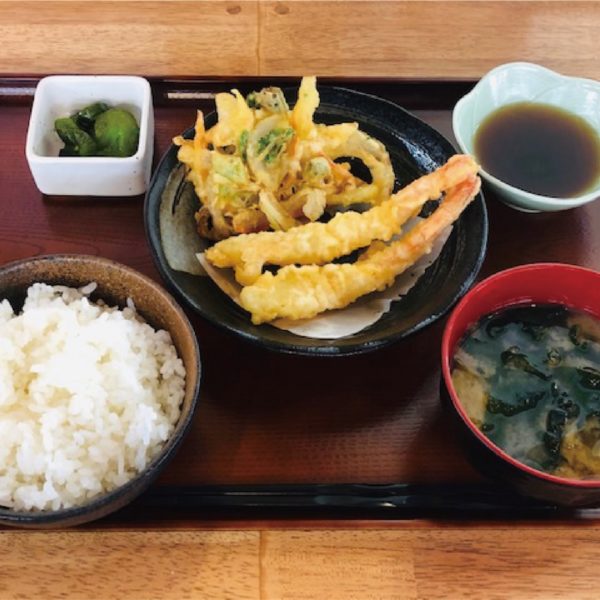 海老天ぷら定食